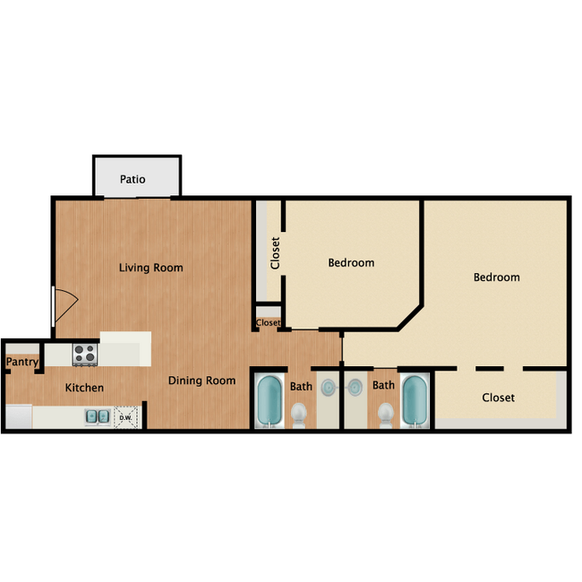 2 X 2 B 1002 floor plan